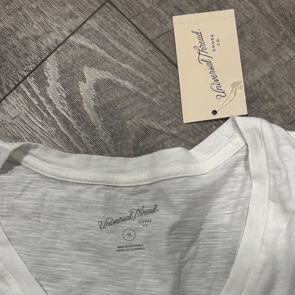 White V-Neck Women Tops - Picture 2 of 2